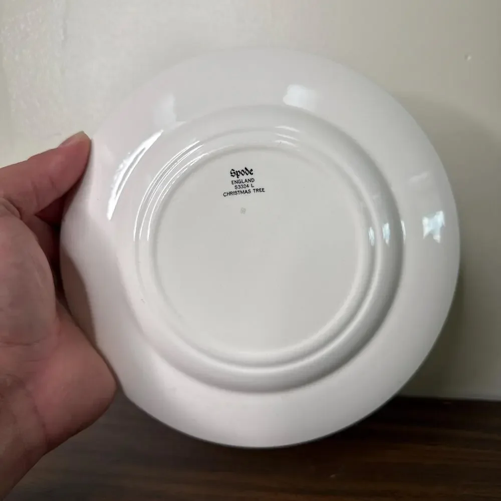 Vintage Spode Christmas Tree Dinner Plate Porcelain Made in England
